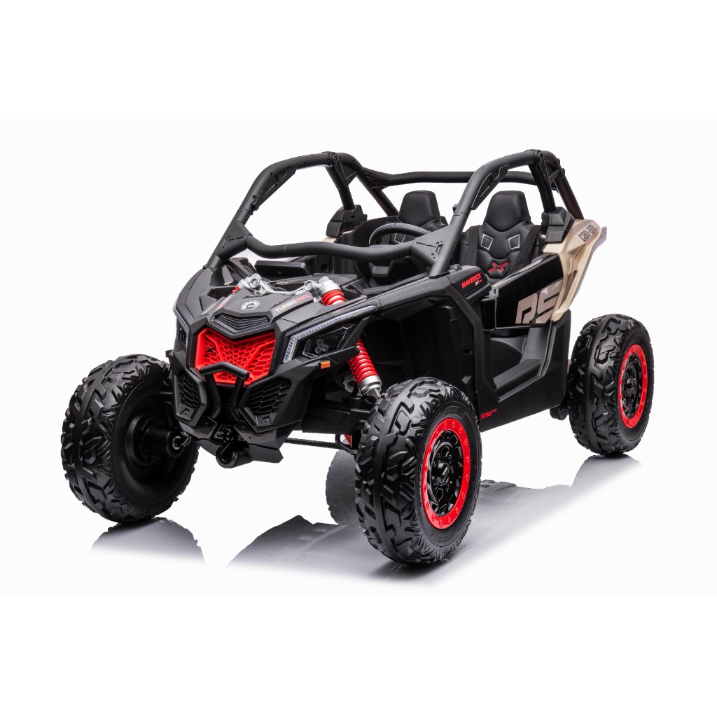 Carro Recargable Negro Con Rc Can Am