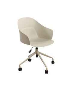 Silla De Oficina Beige Mikael 56X56,5X80-87Cm