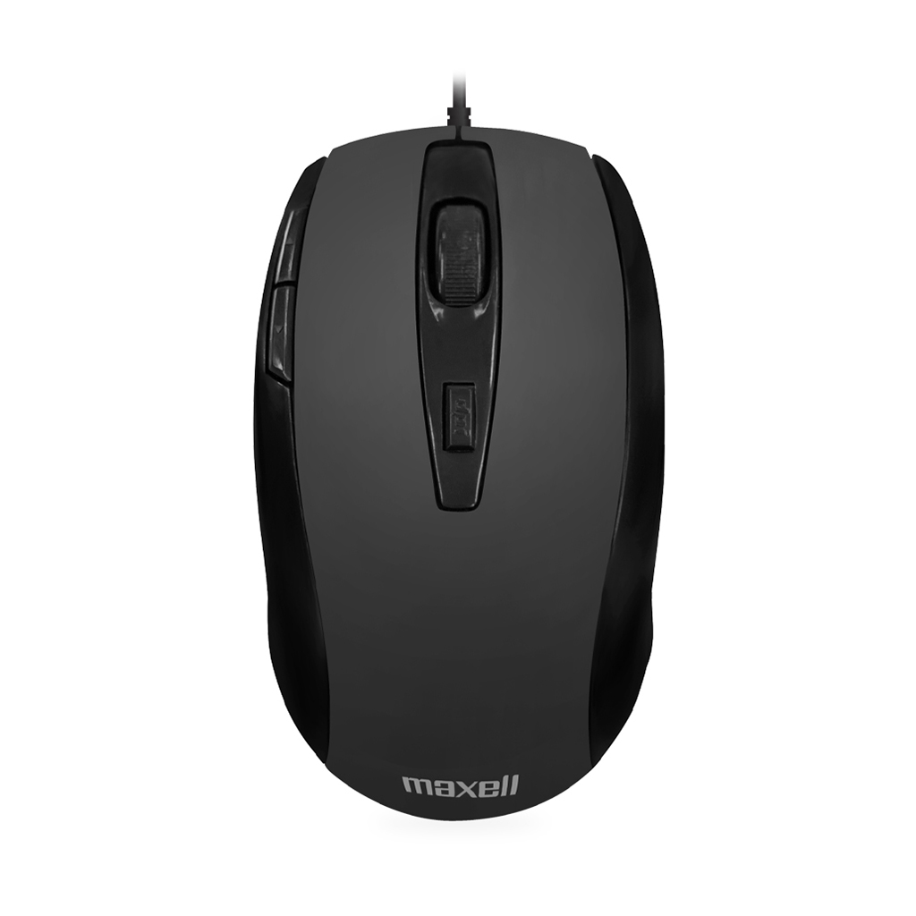 Ratón Negro De Maxell Mowr-105 Óptico Cinco Botones