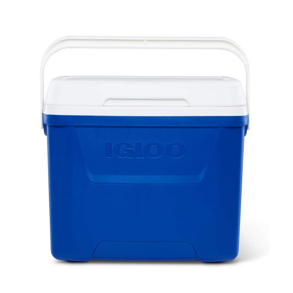 Hielera azul con 28 cuartos Igloo