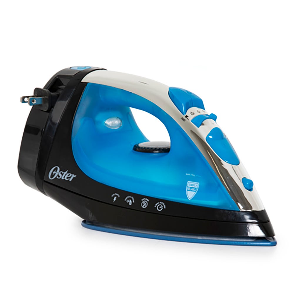 Plancha A Vapor Azul Con Cable Retráctil