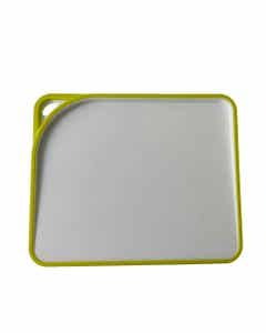 Tabla De Picar Con Borde Verde 34X28Cm