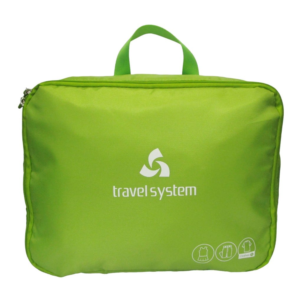 Estuche De Viaje Verde 35X26X10Cm