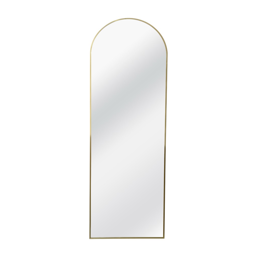 Espejo De Pared Con Marco Dorado 56X170X2.5Cm