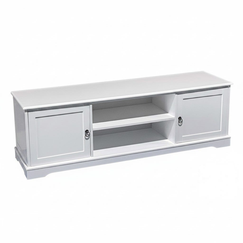 Estante Para Tv Minou Blanco 150X40X46Cm