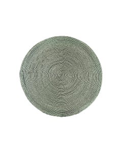 Individual Redondo De Color Plateado 35cm