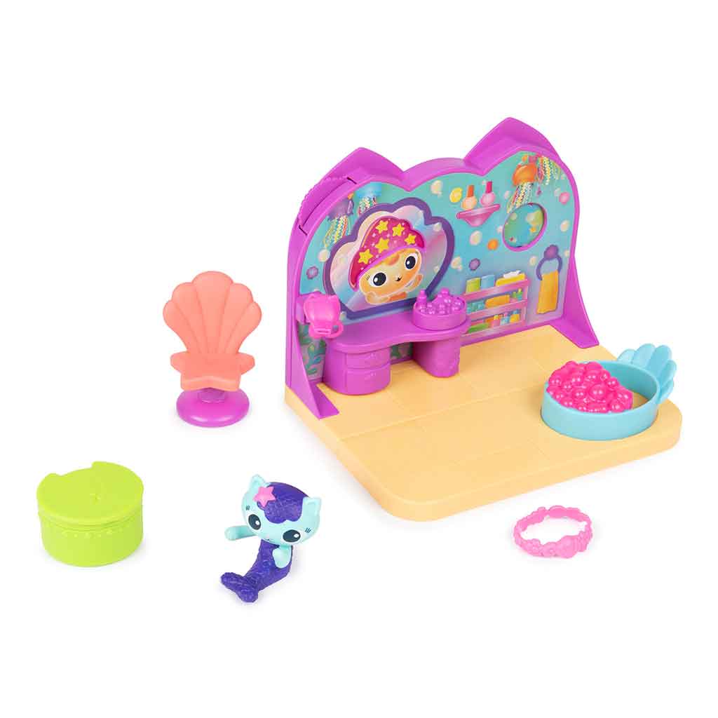 Juego De Habitación Con Figura De Gato Gabby'S Dollhouse