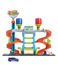 Set Autolavado Mega Torre City Ho Weels