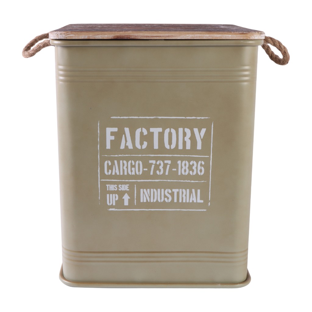 Cesta Organizador De Metal 41x41x52cm