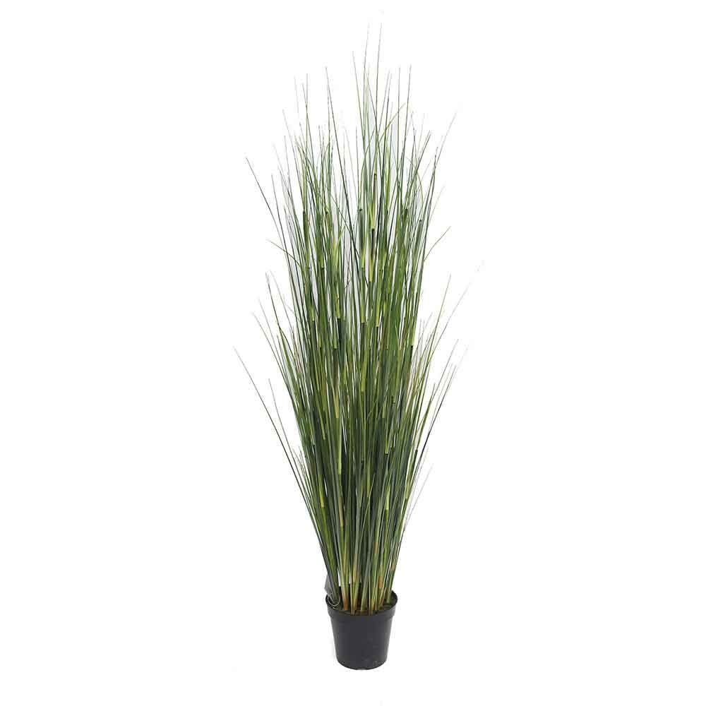 Planta Artificial Onion Grass En Maceta Plástica 1.15M