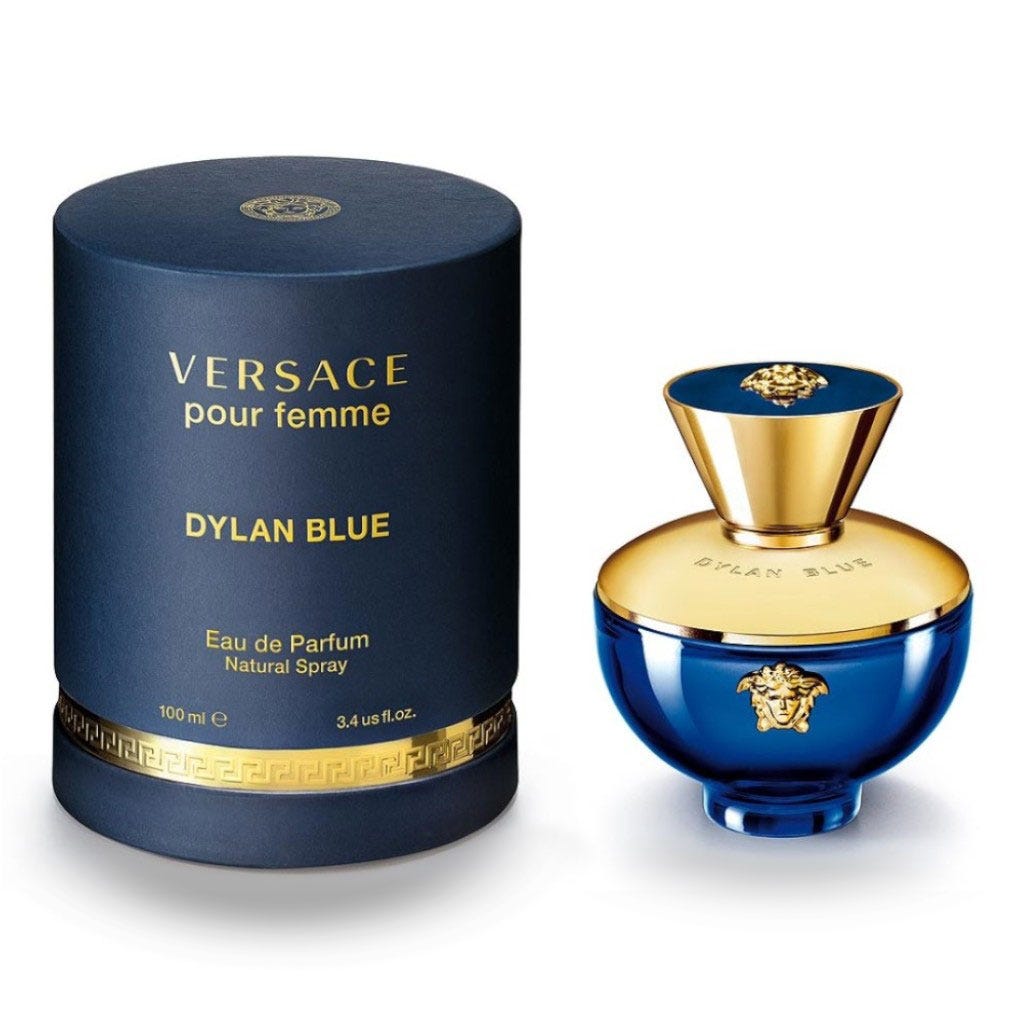 【新品未使用】VERSACE PourFemme Dylan Blue100ml Versace Dylan Blue Pour Femme Eau De Parfum 100Ml - Aliss