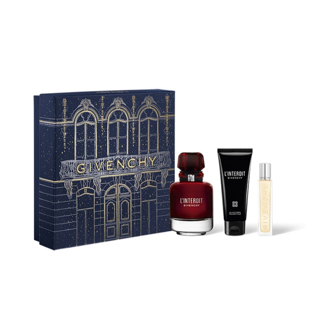 Set Givenchy L'Interdit Edp 80 Ml+Bl75Ml+Ts12,5Ml