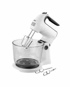 Batidora de mano blanco con pedestal Oster