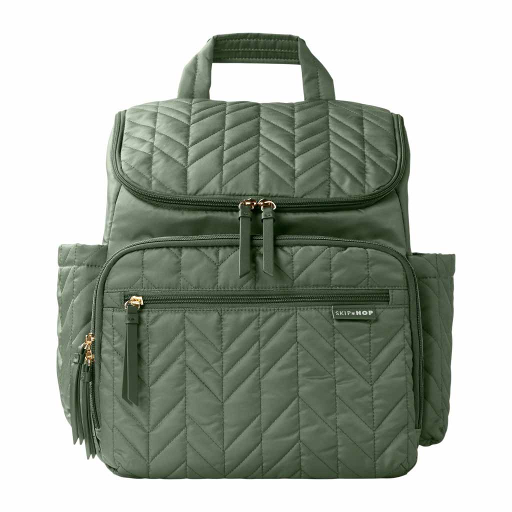 Mochila Cambiador Portátil Verde Skip Hop