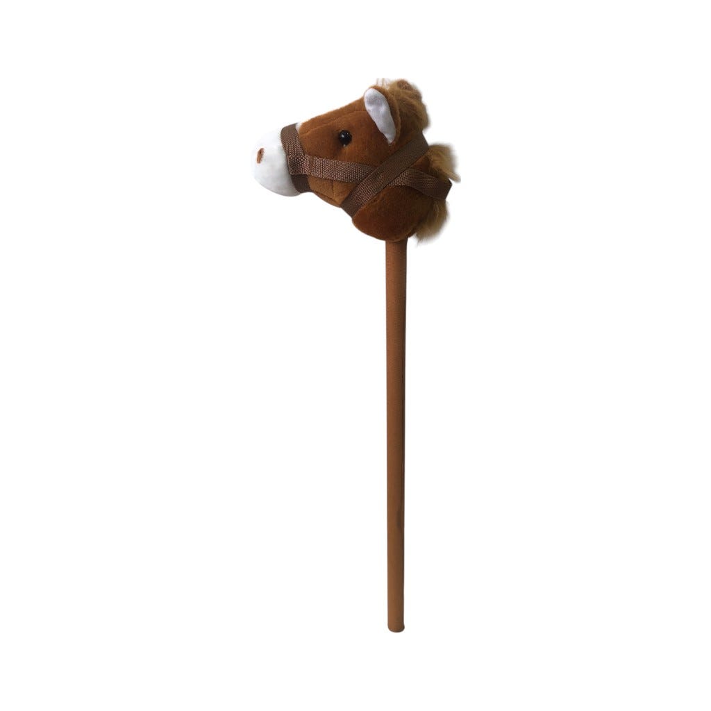 Caballo De Palo Con Sonido 80Cm