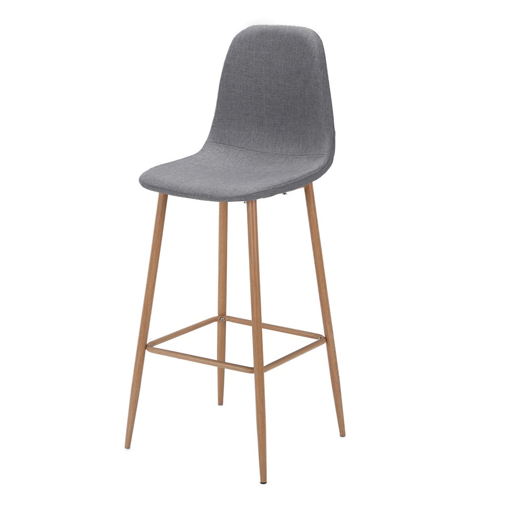 Silla De Bar Ino Gris