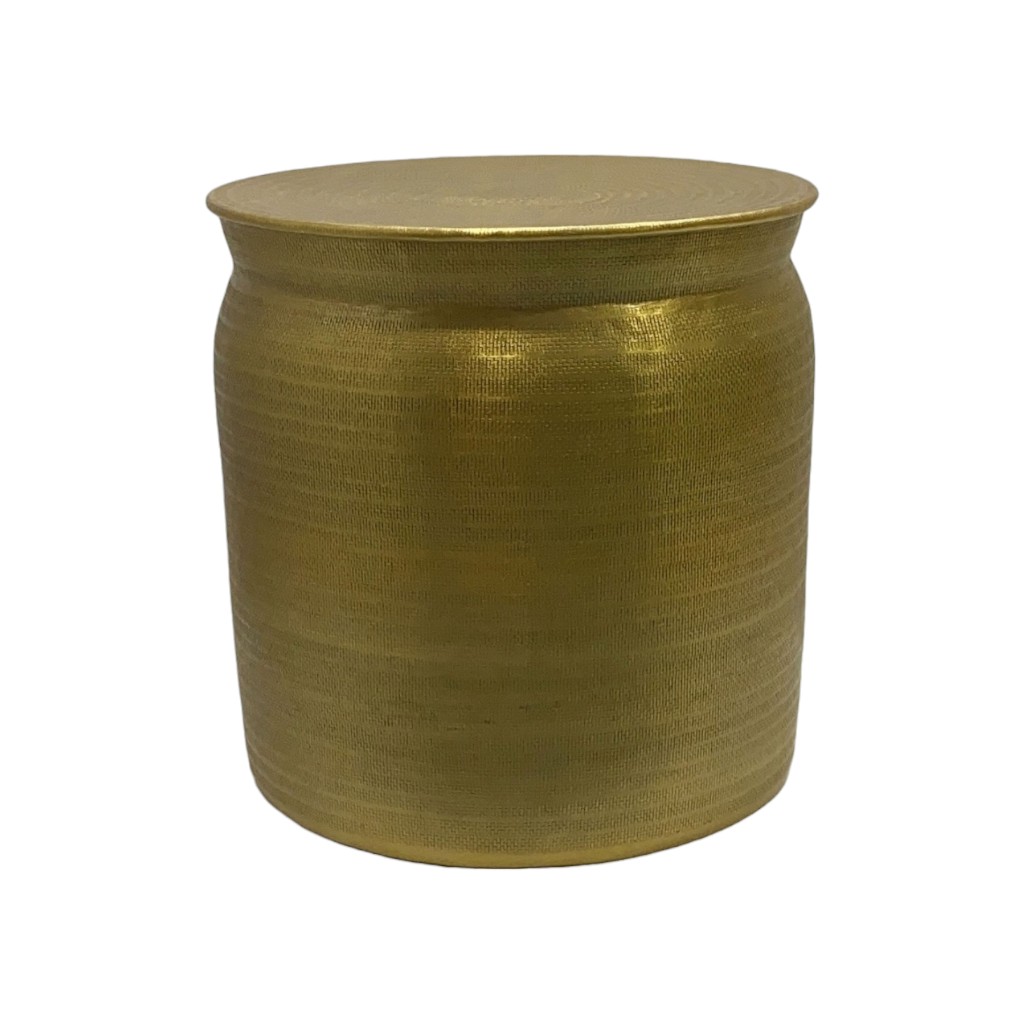 Taburete Dorado Mate 44X44Cm