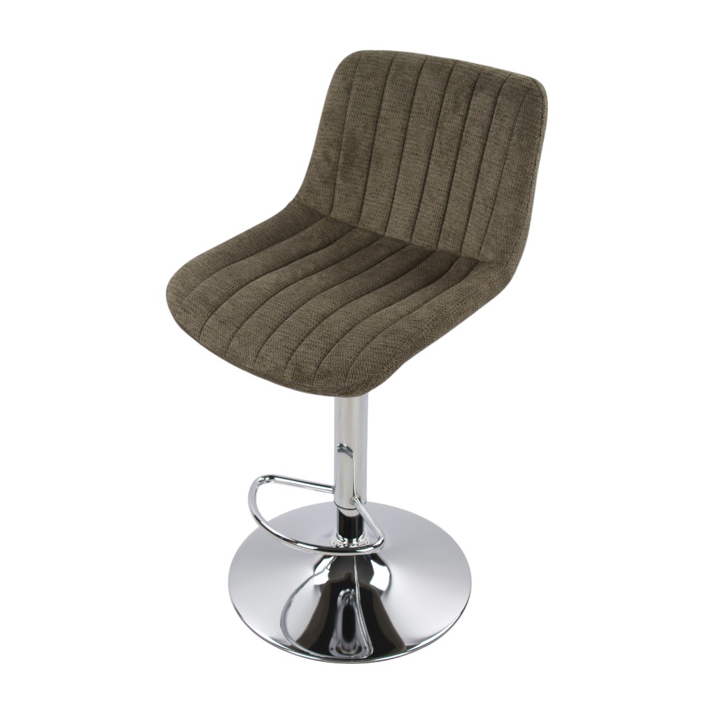 Silla De Bar Elida Gris 6X52X89.5-111.5Cm