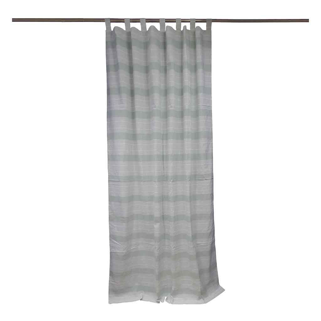 Cortina Gris Rayado 140X250Cm