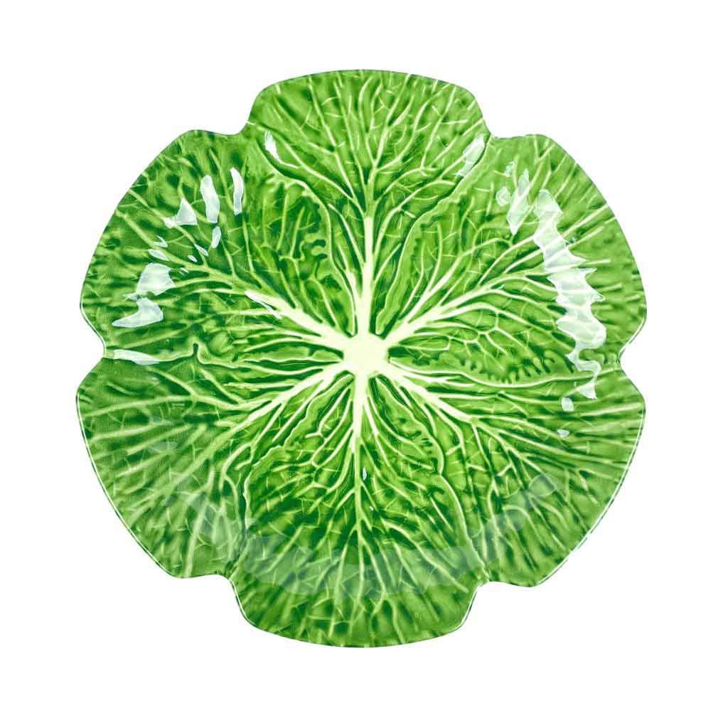 Bandeja Diseño De Hoja Verde 34Cm