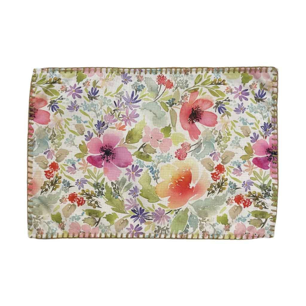 Individual Estampado De Flores Set 4Pzas 33X48Cm