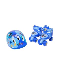 Stitch Patines 4 Ruedas Con Casco 29-34