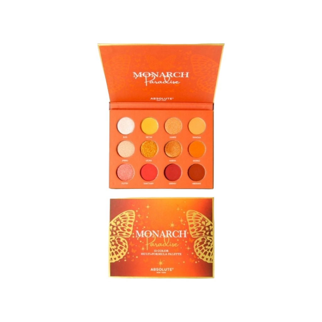 Absolute N.Y 12 Paleta De Sombras Monarch Paradise