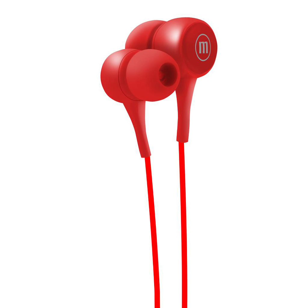 Audifonos Con Micrófono Rojo Pop Maxell