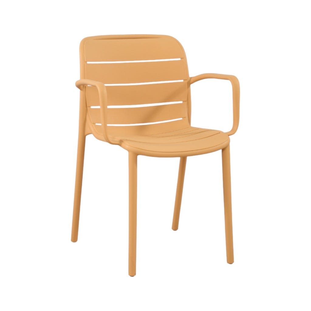 Poltrona De Comedor Socompa Amarillo 72X55X93Cm