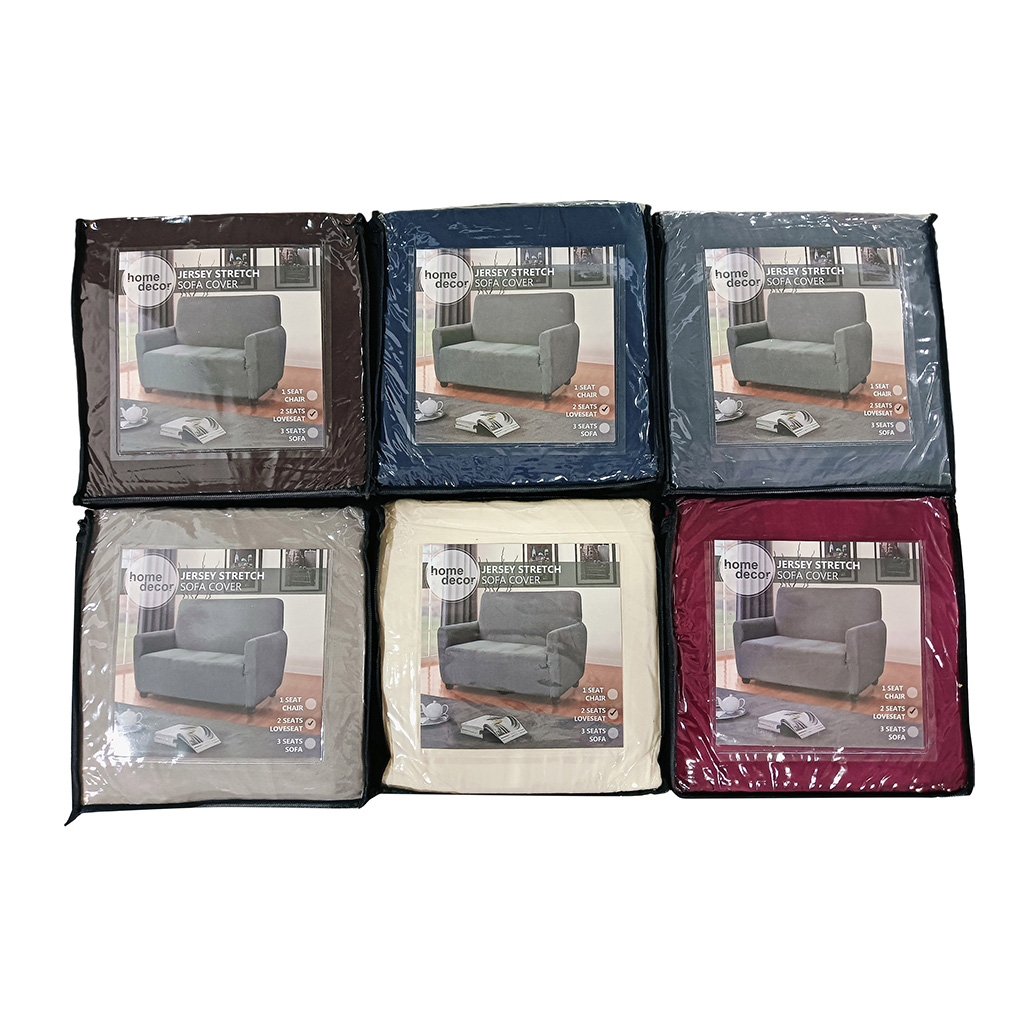 Funda Elástica Para Sofá De 2 Plazas 135X170Cm Surtida
