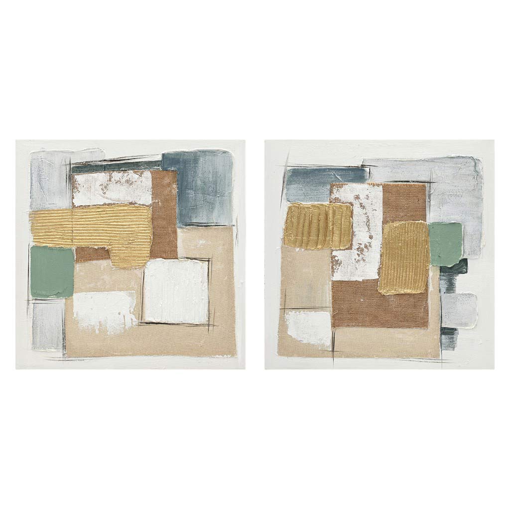 Cuadro Abstracto 60X3X60Cm