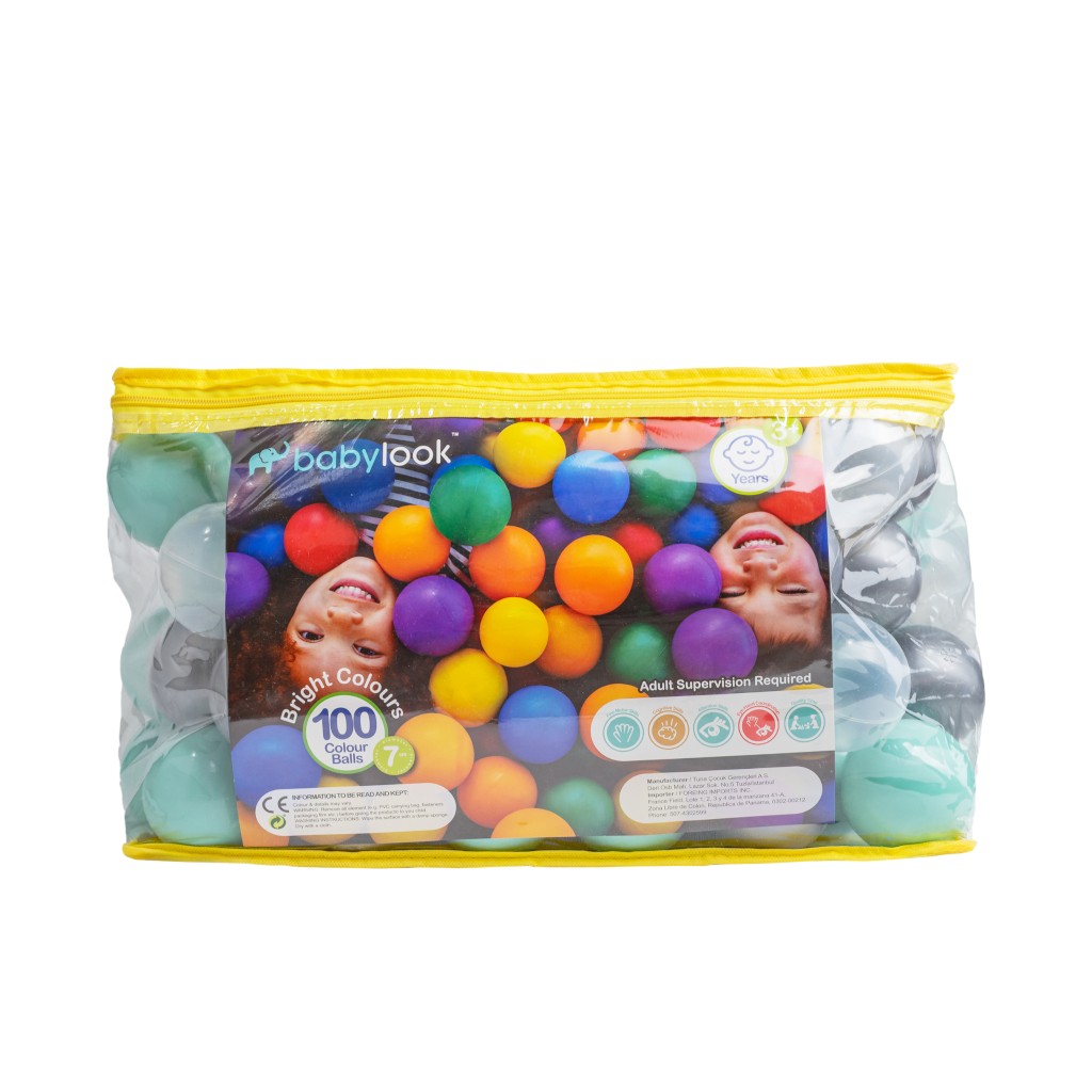 Bolsa Con Bolas De Colores Variados 100Pcs