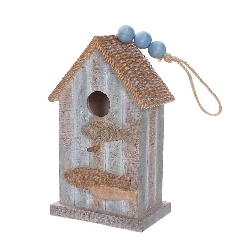 Casa Para Pájaro De Poliresina 14.5x10x27.5cm