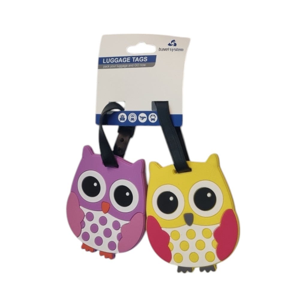 Identificador Para Maleta De Viaje Diseño Búho