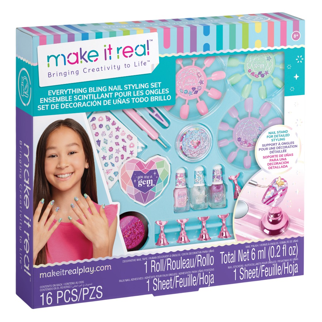 Set De Diseño De Uñas Con Brillo 16pzs