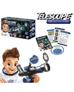 Telescopio de 15 actividades Buki Science