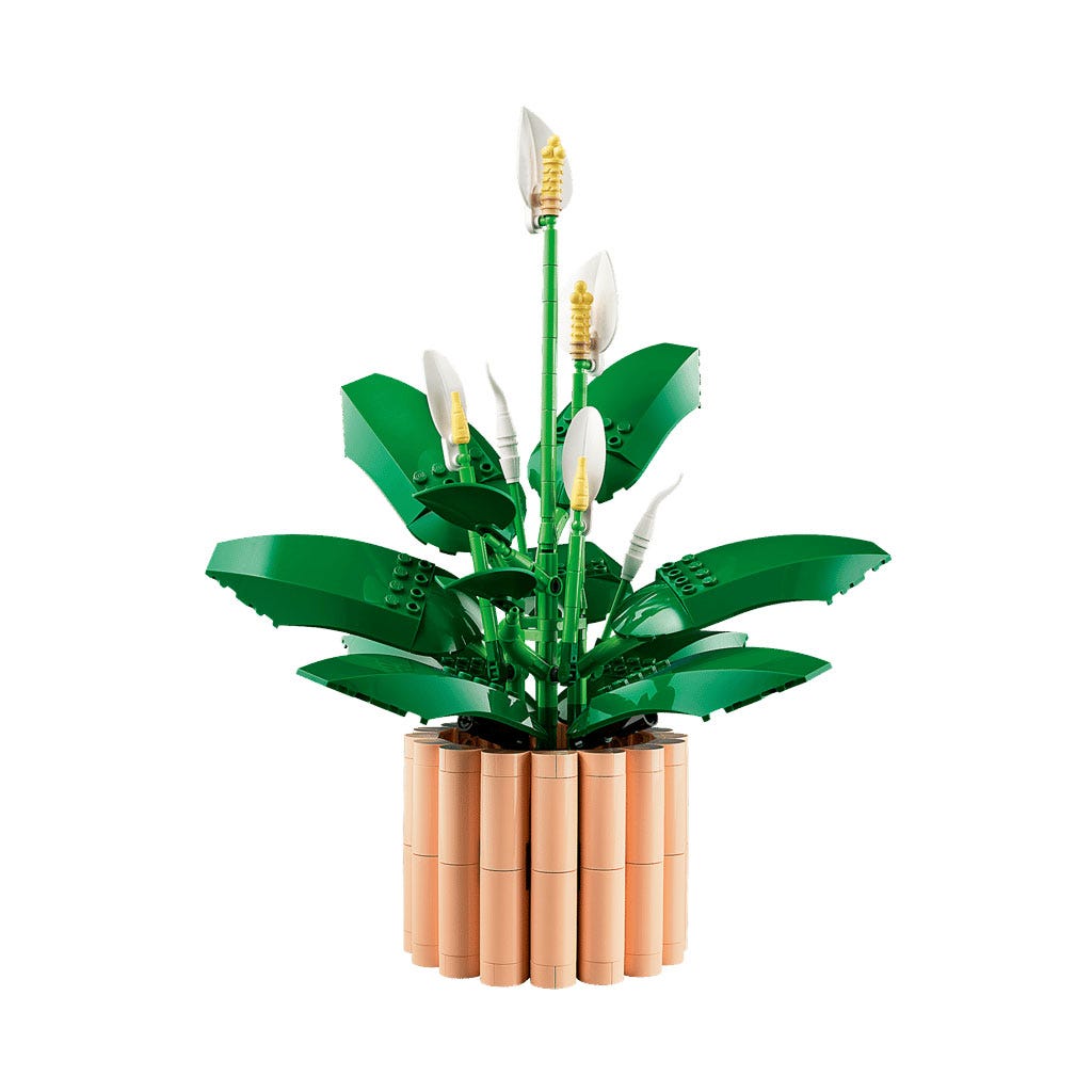 Bloques Lego Botanicals Lirios De La Paz 474Pzs