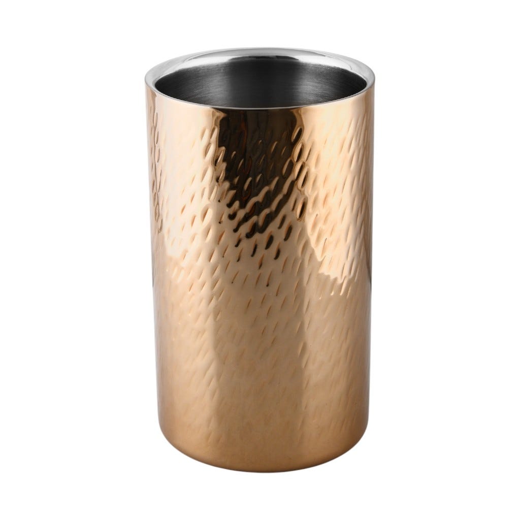 Enfriador De Vino Dorado 12Cm