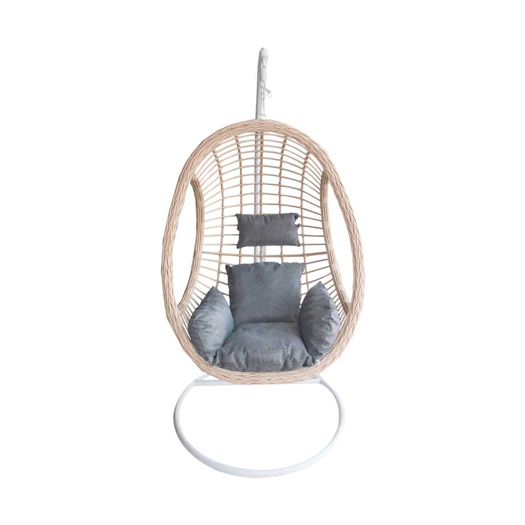 Columpio Brooklyn gris oscuro/blanco