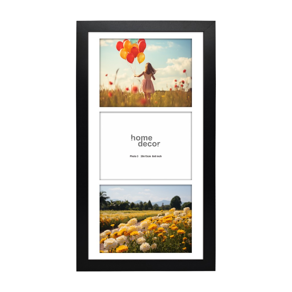 Portarretrato Negro 29x54x1.5cm