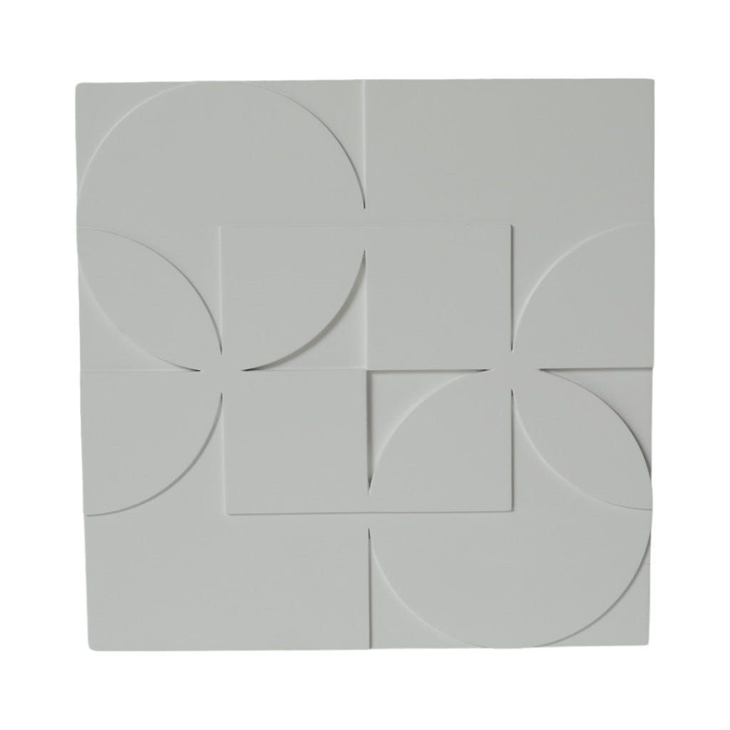Decoración Blanco De Pared 50x4x50cm