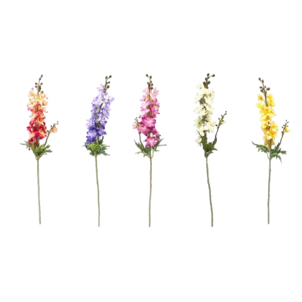 Flor Decorativa De Delfinio Surtido 84cm