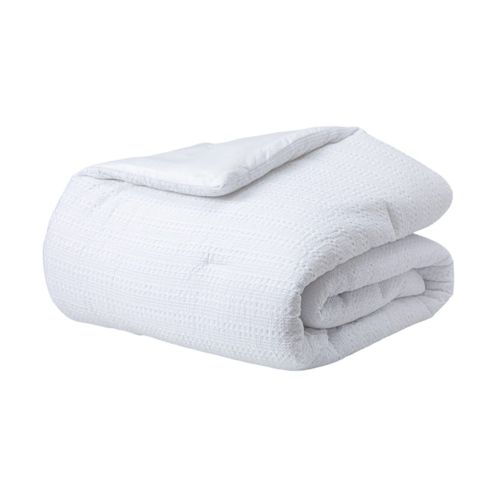 Edredón King Blanco Set 5Pzs