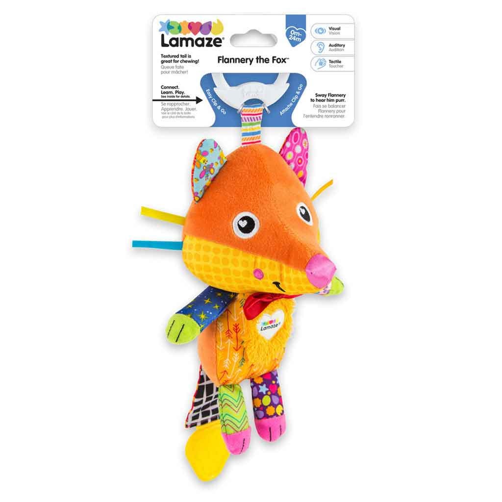 Sonajero Para Bebé De Zorro Lamaze Flannery