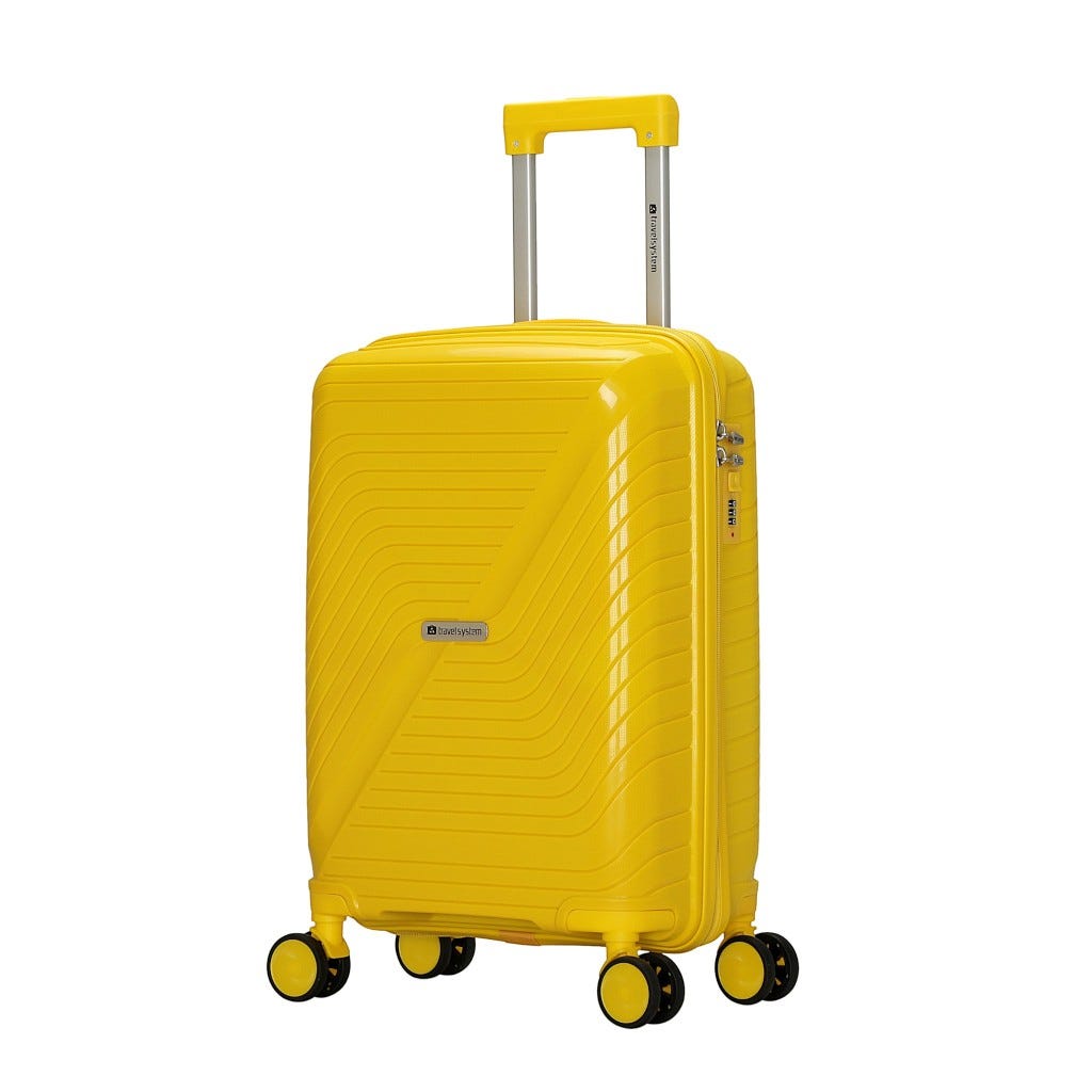 Maleta De Viaje Amarilla 20"