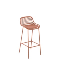 Taburete De Barra Terracota Shendrick 51X41,5X97Cm