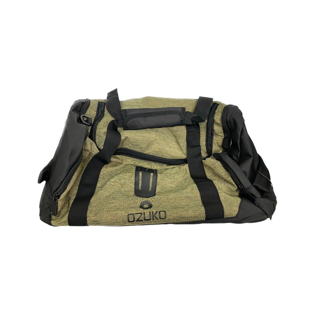 Mochila De Color Verde/Negro Ozuko