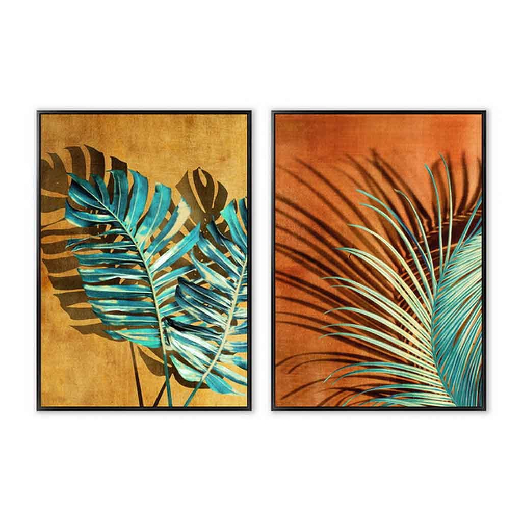 Cuadro De Hojas Decorativa Surtida 50X70X3Cm
