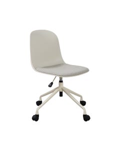 Silla De Oficina Beige Kamil 55X50X80-87Cm