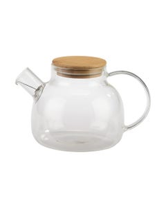 Tetera De Vidrio Con Tapa De Corcho 1l